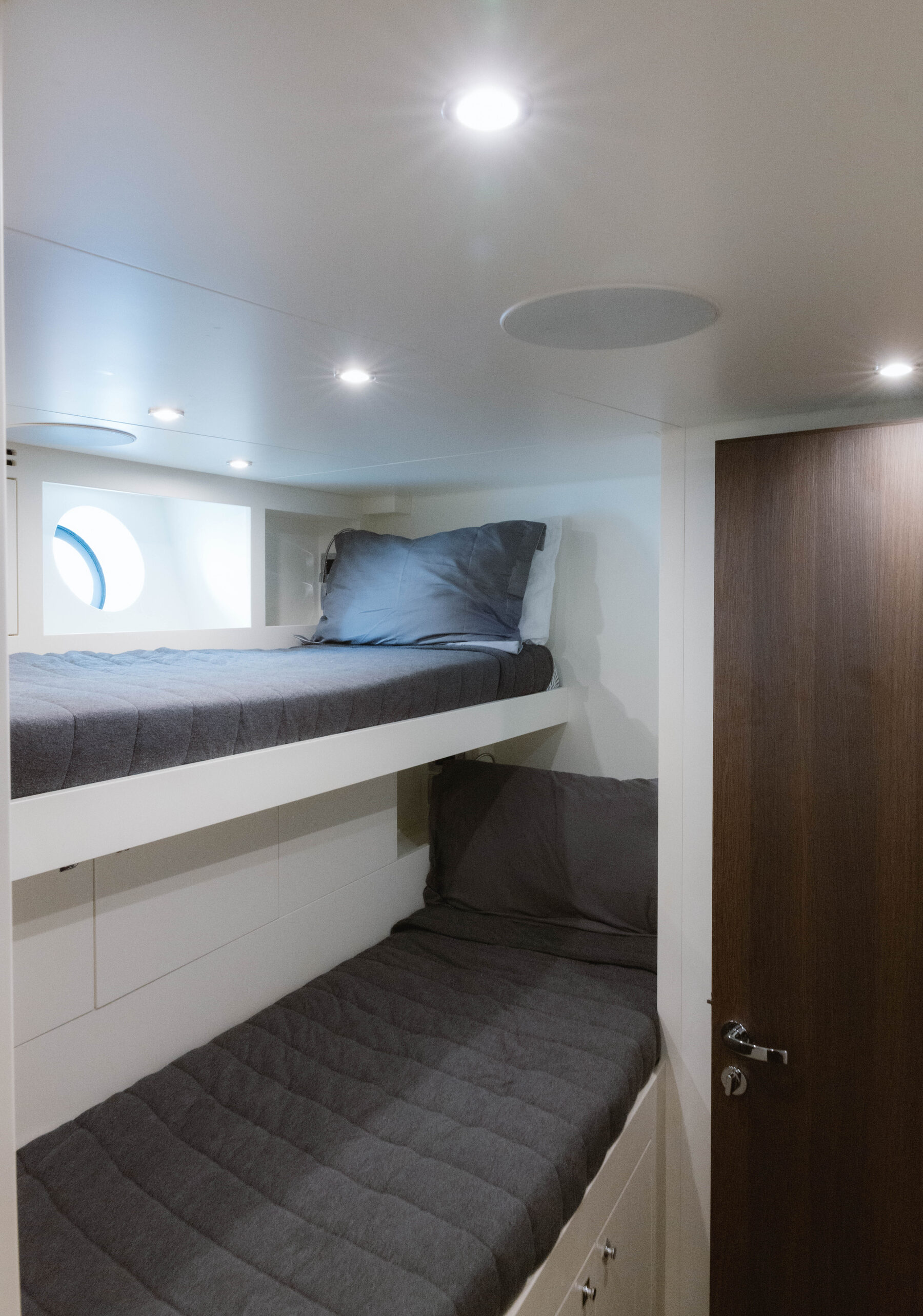 Cabin desk and artwork