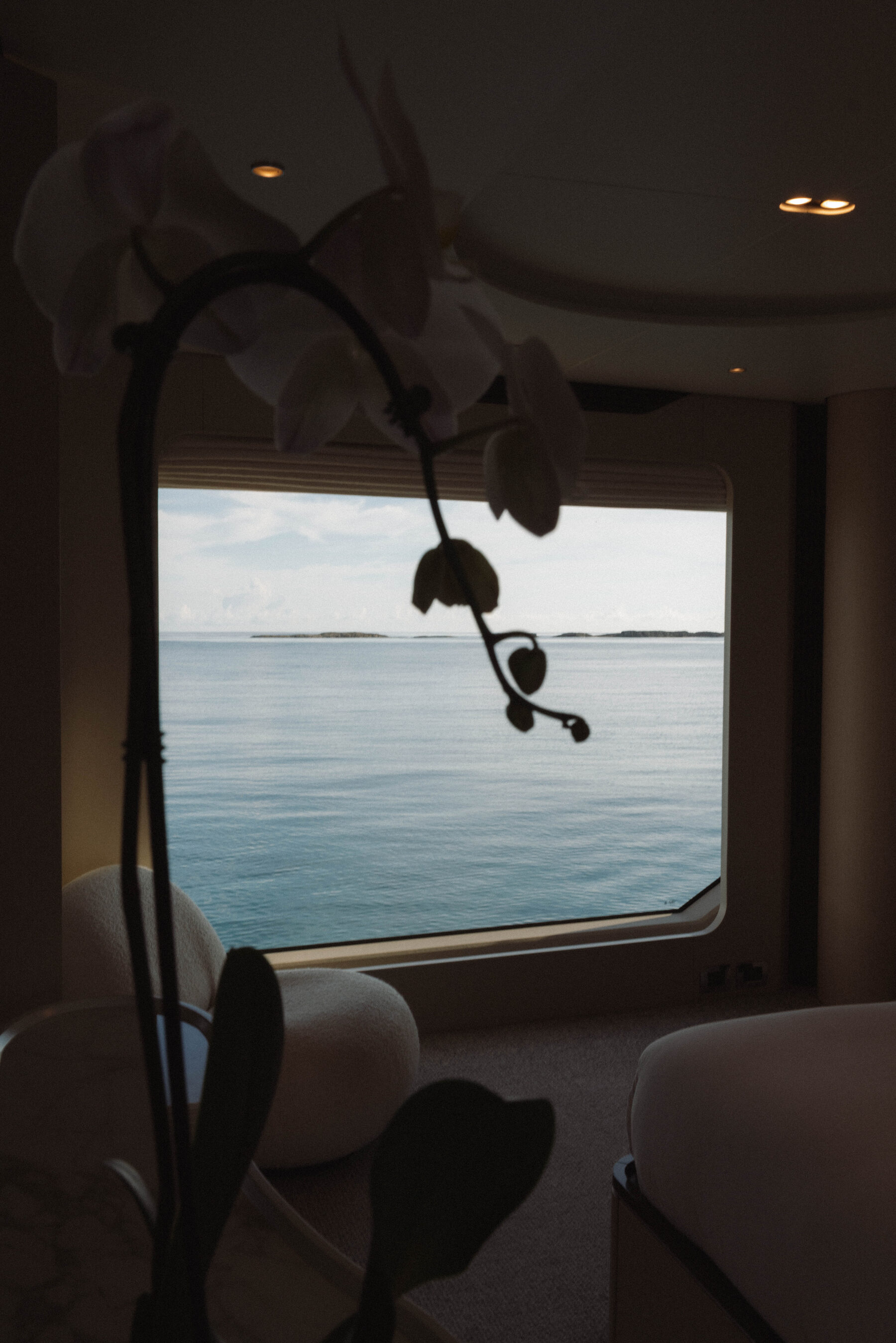 Sea view from cabin
